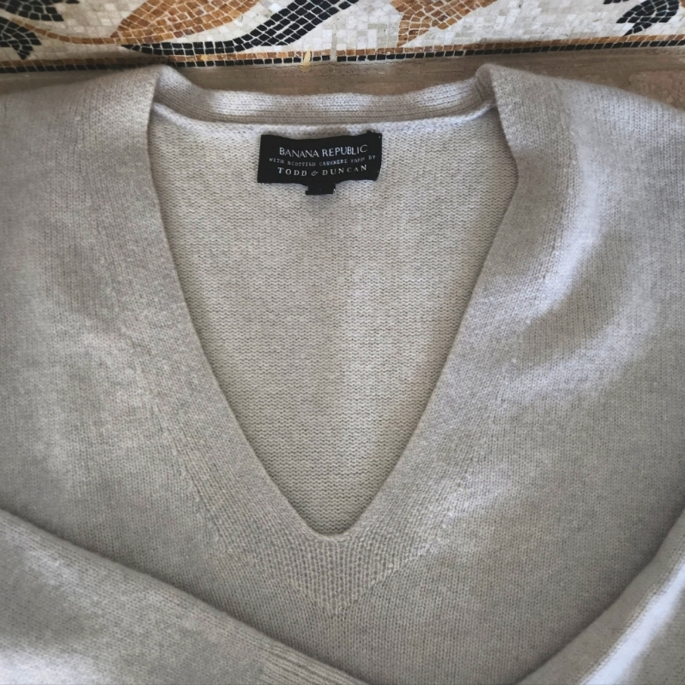 BR x Todd and Duncan 100% cashmere sweater L
